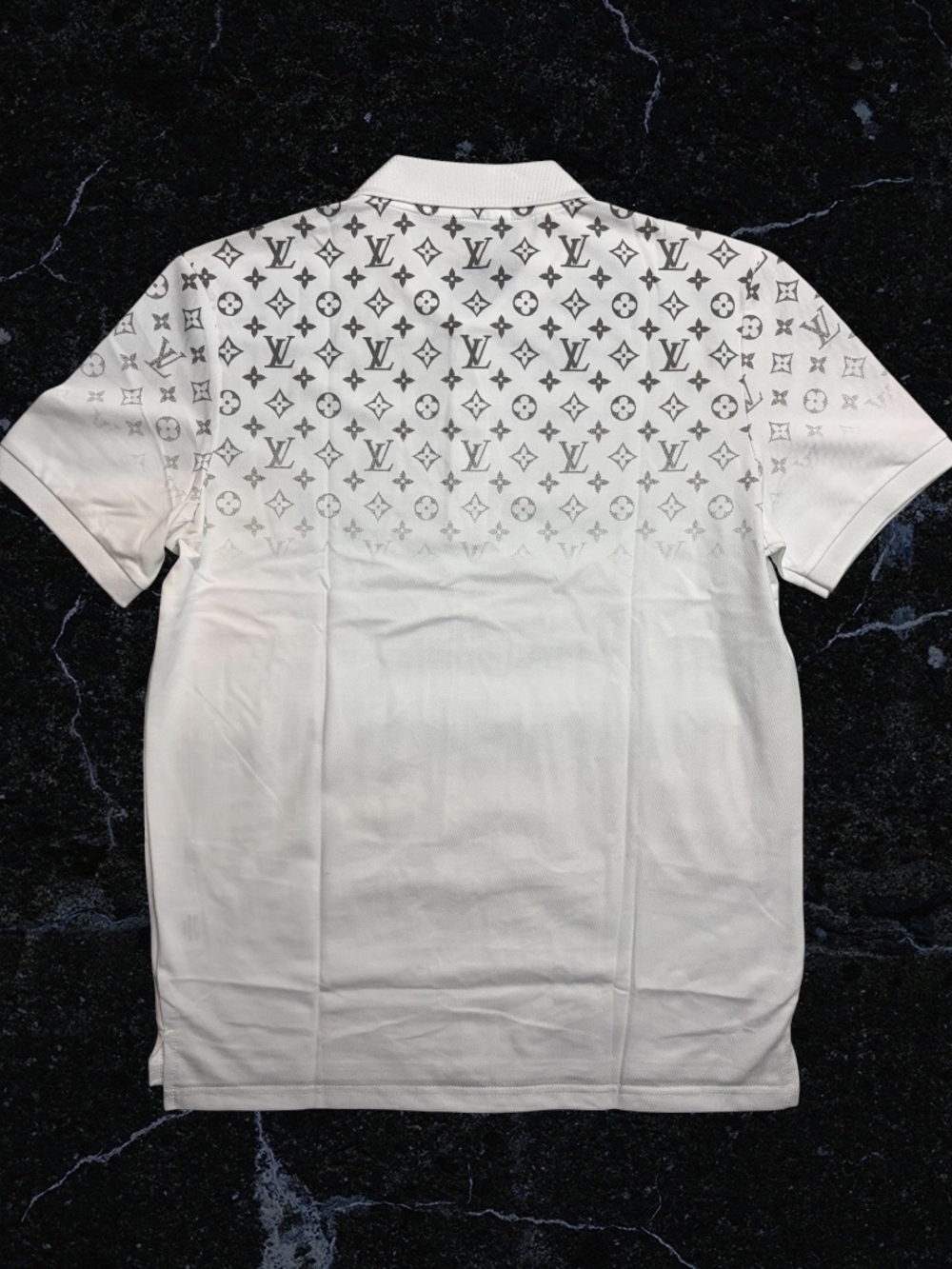 Louis Vuitton Monogram Top Gradient Polo White/Grey - Large - Picture 2 of 4